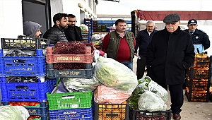 Başkan Gökhan'dan Hal Esnafına Ziyaret