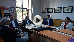 Başkan Gökhan Mesleki Ve Teknik Anadolu Lisesini Ziyaret Etti