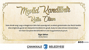 Belediye Başkanı Sayın Ülgür Gökhan'ın Mevlid Kandili Mesajı
