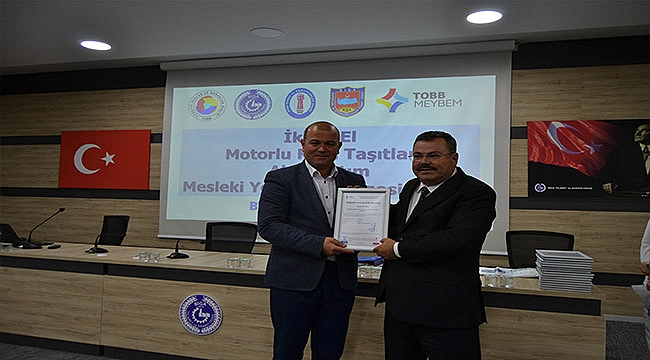 BİGA TSO'DAN SERTİFİKA TÖRENİ