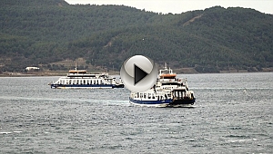 Bozcaada seferlerine fırtına engeli