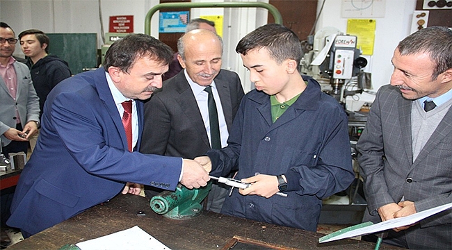 Çan Mesleki ve Teknik Anadolu Lisesine GMKA'dan destek