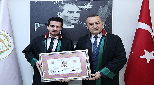 ÇANAKKALE BAROSU'NDA RUHSAT TÖRENİ HEYECANI