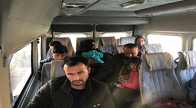 Çanakkale'de 17 mülteci yakalandı