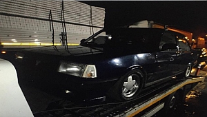 Çanakkale'de drift atan sürücüye ceza yağdı