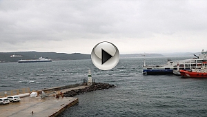 Çanakkale'de fırtına etkili oluyor