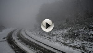 Çanakkale'de kar yağışı etkili oldu