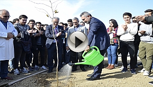 ÇOMÜ'de Yeşillendirme Çalışmaları Devam Ediyor