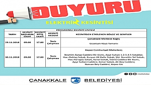 Dikkat Elektrik Kesintisi Var