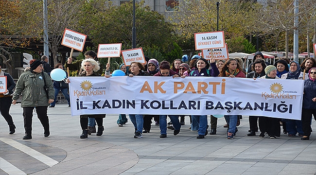 Diyabet için yürüdüler