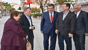 "ESKİ BAŞBAKAN YILDIRIM AKBULUT'TAN NEZAKET ZİYARETİ"