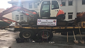 İş Makineli Kaçak Kazıya 2 Gözaltı