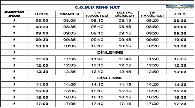 Kampüs İçi Ulaşım Artık Daha Kolay
