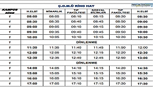 Kampüs İçi Ulaşım Artık Daha Kolay