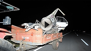 Kamyon, aracı 100 metre sürükledi!