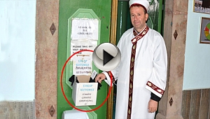 Köy imamından "askıda çorap" projesi