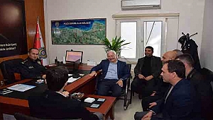 Lapseki İlçe Emniyet Müdürü Yenici'ye tebrik ziyareti