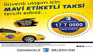 Taksiler Artık 'Mavi Etiketli'