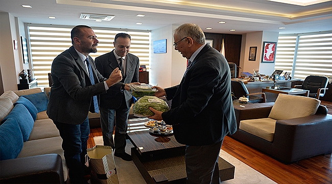 Ziraat Fakültesi Dekanı Dardeniz'den Başkan Gökhan'a Ziyaret