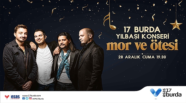 17 Burda AVM'de Yılbaşı Konseri 'MOR VE ÖTESİ'