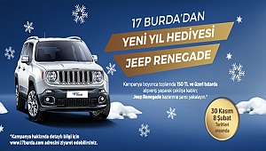 17 Burda AVM'denYeni Yıl Hediyesi 'JEEP RENEGADE'