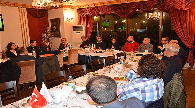 17 NOLU MESLEK GRUBU ÜYELERİ YEMEKLİ TOPLANTIDA BİR ARAYA GELDİ