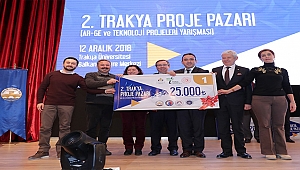 2. Trakya Proje Pazarı'nda Ödül Yağmuru