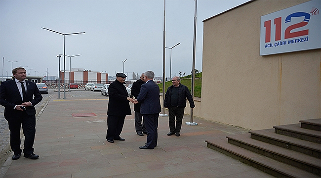 Başkan Gökhan 112 Acil Çağrı Merkezini Ziyaret Etti.