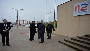 Başkan Gökhan 112 Acil Çağrı Merkezini Ziyaret Etti.