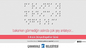 Belediye Başkanı Sayın Ülgür Gökhan'ın 3 Aralık Dünya Engelliler Günü Mesajı