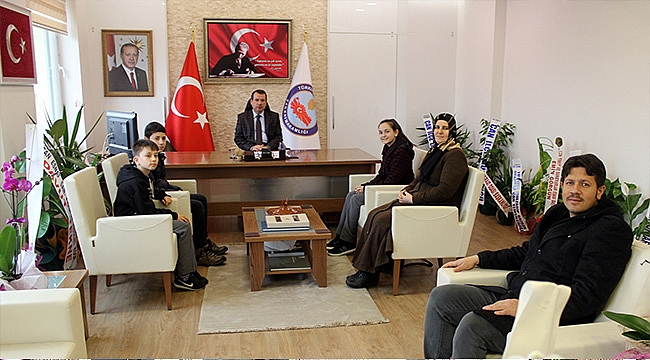 Çan Kaymakamı Mustafa Gürdal, Öğrencileri Tebrik Etti