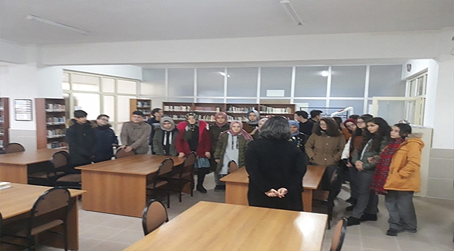 Çan Şehit Emin Aydın İmam Hatip Ortaokulundan Çan Meslek Yüksekokulu'na Ziyaret