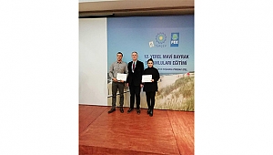 Çanakkale Belediyesine Mavi Bayrak Sertifikası