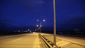 Çanakkale Çevre Yolu Aydınlatma Çalışmaları Tamamlandı
