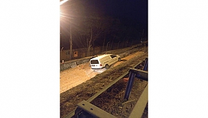 DALGIN SÜRÜCÜ ÇUKURA DÜŞTÜ