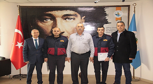 Eğitimden başarı ile döndüler