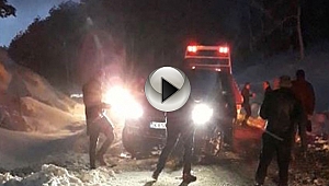 Kazdağlarında buzlanma kazaya neden oldu!