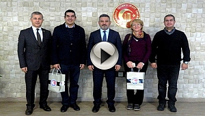 Kültür Rotaları Proje Ekibinden Rektör Prof. Dr. Yücel Acer'e Ziyaret
