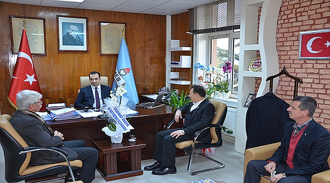 ÖLÇEK'DEN MİLLİ EĞİTİM MÜDÜRÜ YILMAZ'A ZİYARET