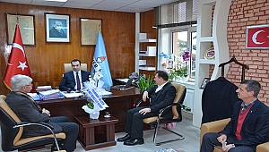 ÖLÇEK'DEN MİLLİ EĞİTİM MÜDÜRÜ YILMAZ'A ZİYARET
