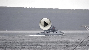 Rus Savaş Gemisi Boğazdan Geçti