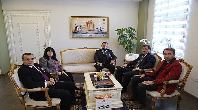 Türkiye Gaziler ve Şehit Aileleri Vakfı Genel Başkanı Lokman Aylar Çanakkale'de
