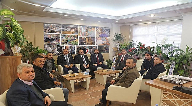 Vali Orhan TAVLI, Çanakkale Esnaf ve Sanatkârlar Odaları Birliğini Ziyaret Etti