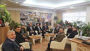 Vali Orhan TAVLI, Çanakkale Esnaf ve Sanatkârlar Odaları Birliğini Ziyaret Etti