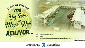 Yeni Yaş Sebze Ve Meyve Hali Açılıyor