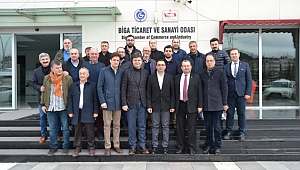 AK PARTİ BİGA BELEDİYE BAŞKAN ADAYI'NDAN BİGA TSO'YA ZİYARET