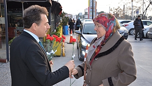 AK Parti'den karanfilli kutlama