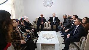 AK PARTİ GENEL BAŞKAN VEKİLİ NUMAN KURTULMUŞ, ŞEHİT AİLESİNİ ZİYARET ETTİ