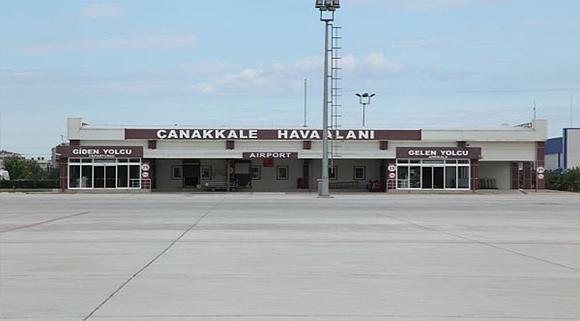 ARALIK AYINDA ÇANAKKALE HAVALİMANI'NDA 8.077 YOLCUYA HİZMET VERİLDİ