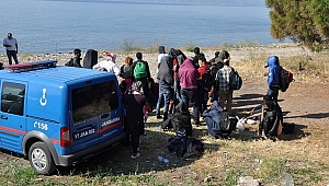 AYVACIK'TA KAÇAK GÖÇMEN OPERASYONU